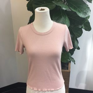 American Rag Lace Back Shirt